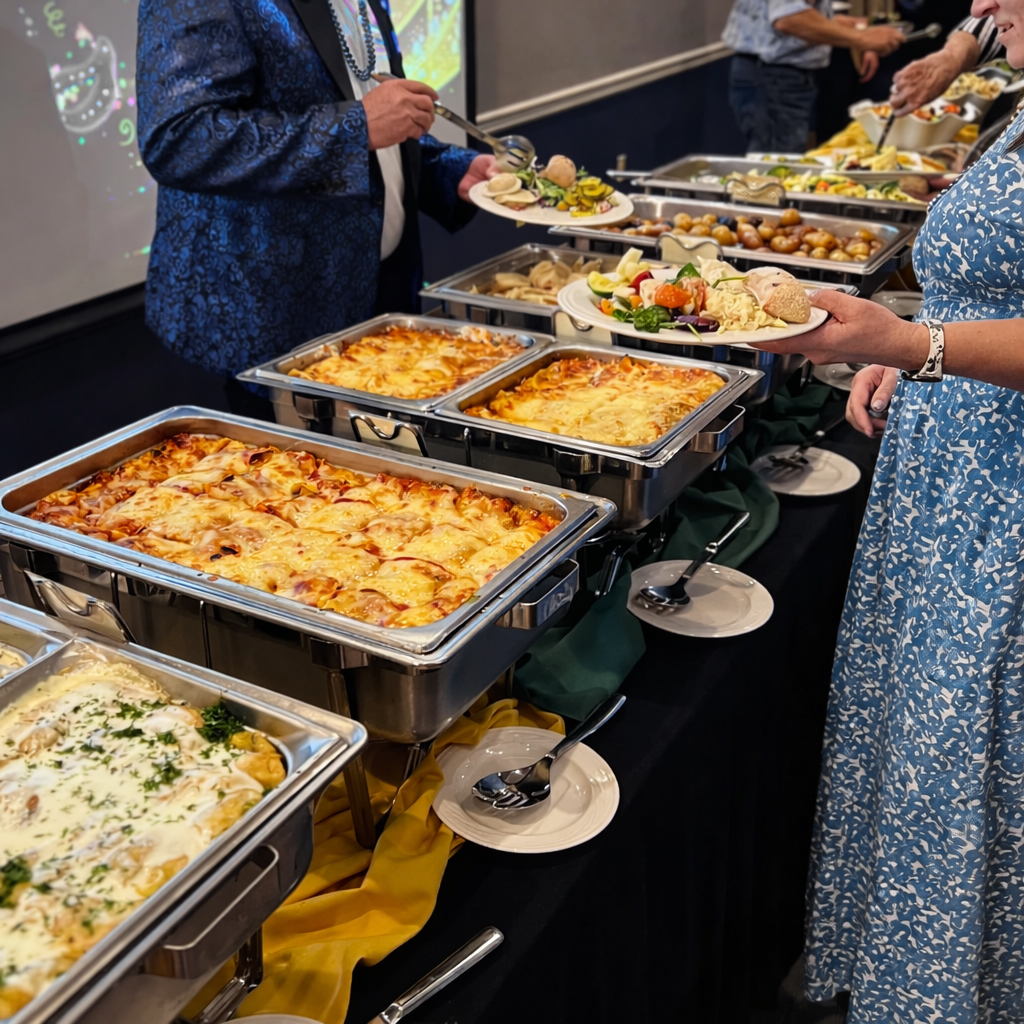 Buffet-spread-with-vibrant-dishes